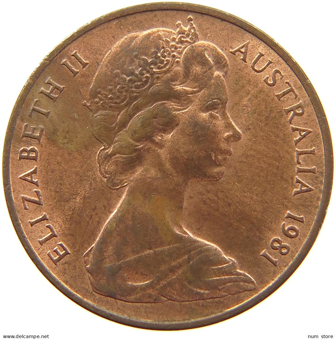 AUSTRALIA 2 CENTS 1981 ELIZABETH II. (1952-2022) #MA 066511 - 2 Cents