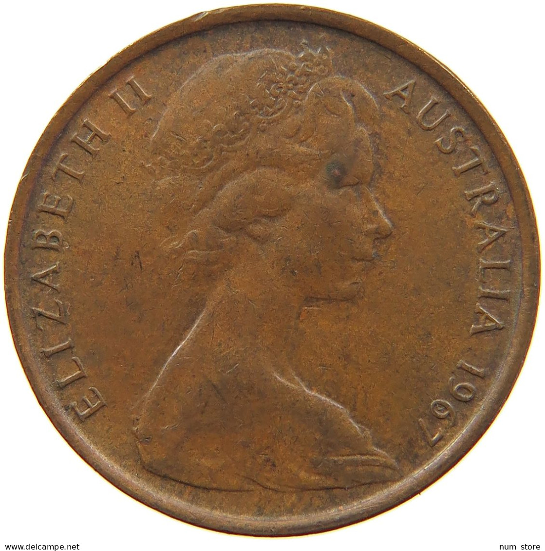 AUSTRALIA 2 CENTS 1967 ELIZABETH II. (1952-2022) #MA 067823 - 2 Cents