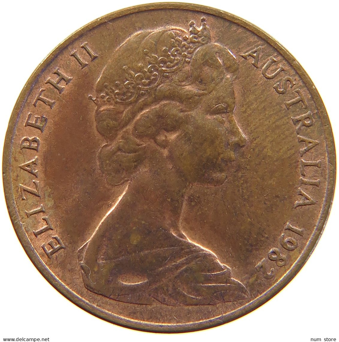 AUSTRALIA 2 CENTS 1982 ELIZABETH II. (1952-2022) #MA 066510 - 2 Cents