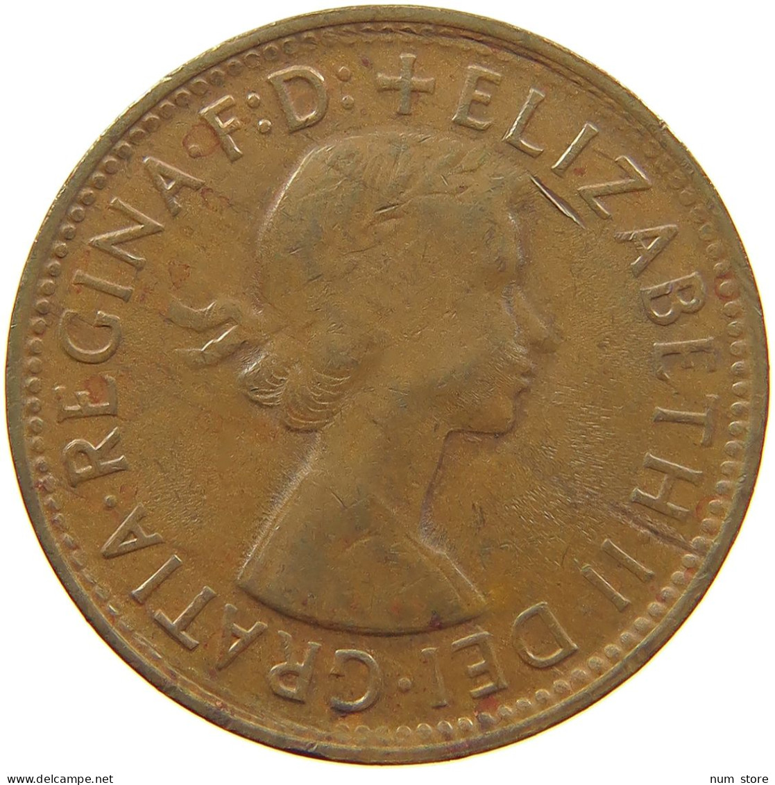 AUSTRALIA 1/2 PENNY 1960 ELIZABETH II. (1952-) #MA 066499 - ½ Penny