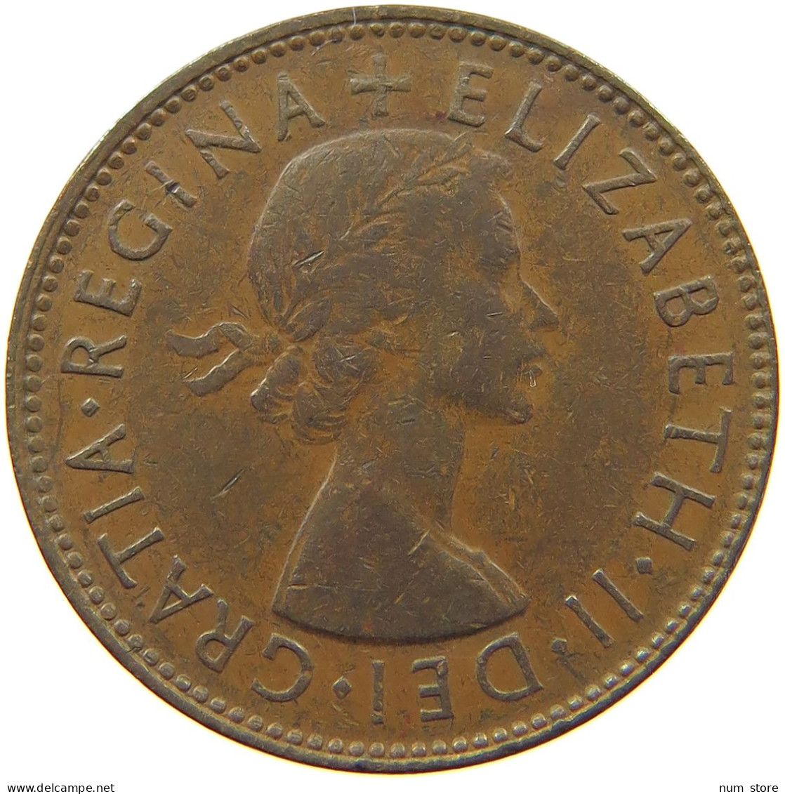 AUSTRALIA 1/2 PENNY 1954 ELIZABETH II. (1952-) #MA 066501 - ½ Penny