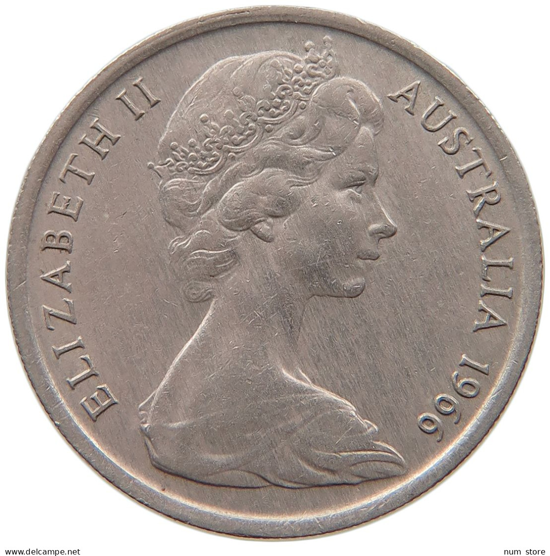 AUSTRALIA 10 CENTS 1966 ELIZABETH II. (1952-2022) #MA 066488 - 10 Cents