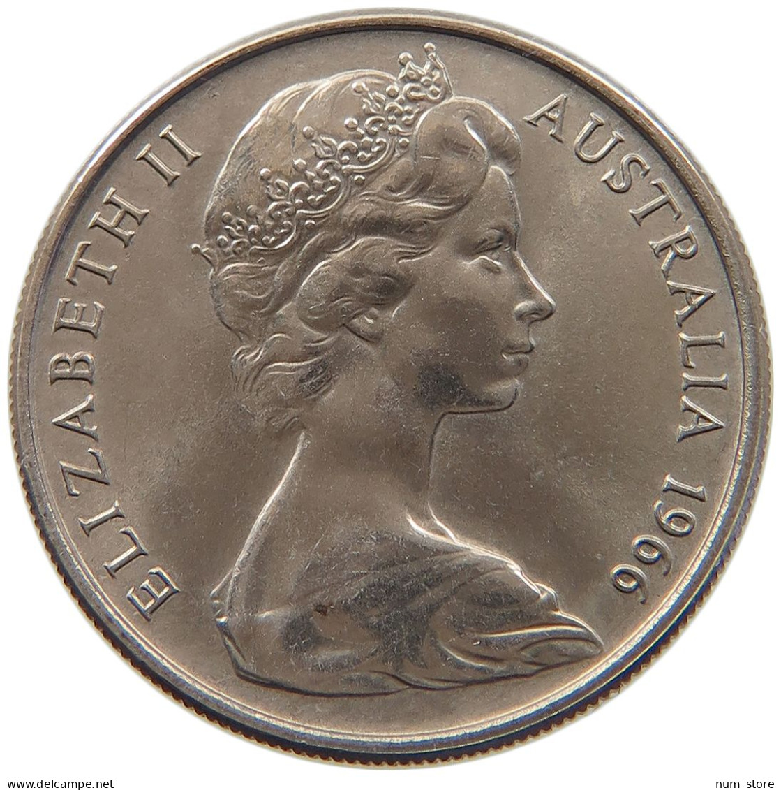 AUSTRALIA 10 CENTS 1966 ELIZABETH II. (1952-2022) #MA 099672 - 10 Cents