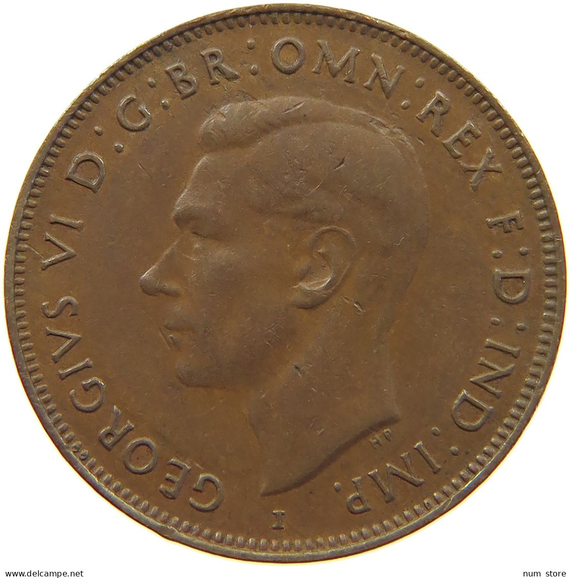 AUSTRALIA 1/2 PENNY 1942 GEORGE VI. (1936-1952) #MA 066491 - ½ Penny