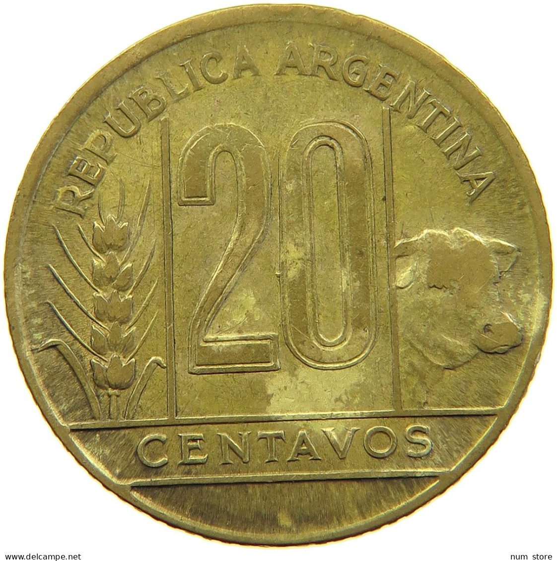 ARGENTINA 20 CENTAVOS 1944  #MA 067069 - Argentine