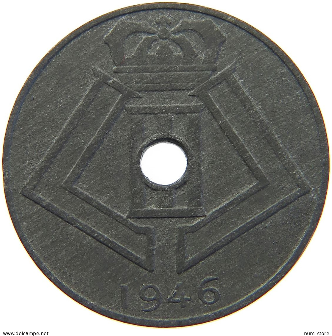 BELGIUM 10 CENTIMES 1946 LEOPOLD III. (1934-1951) #MA 067307 - 10 Cents & 25 Cents