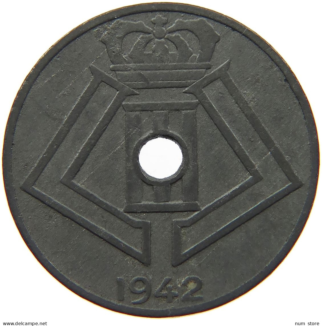 BELGIUM 10 CENTIMES 1942 LEOPOLD III. (1934-1951) #MA 067966 - 10 Centimos