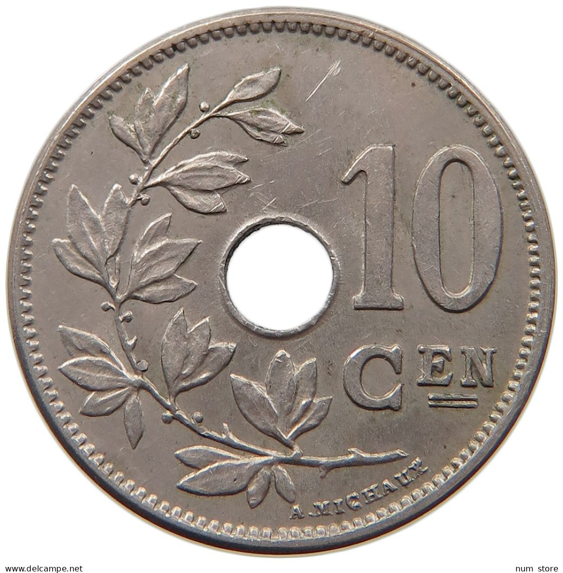 BELGIUM 10 CENTIMES 1904 LEOPOLD II. 1865-1909 #MA 067342 - 10 Cent