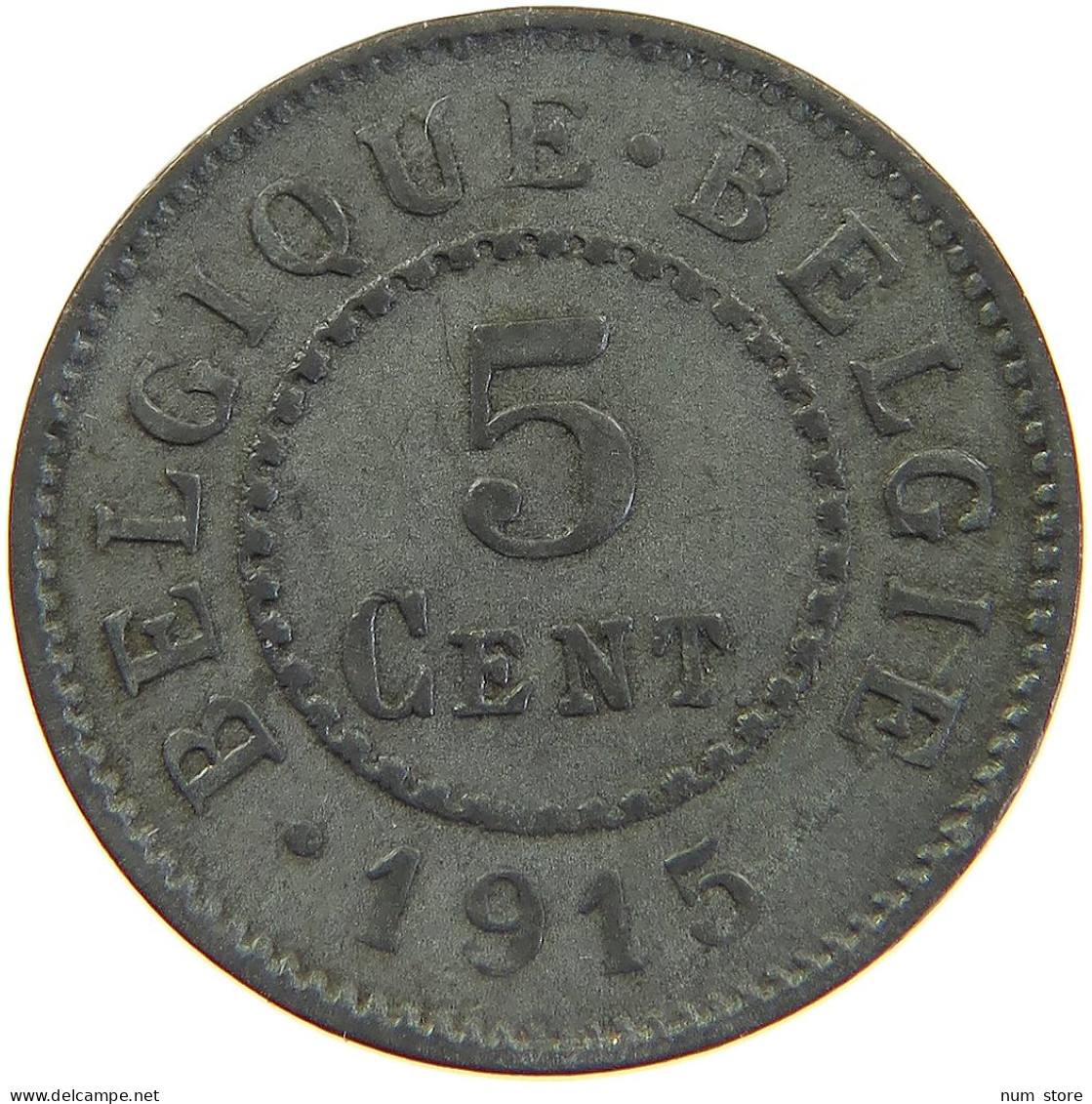 BELGIUM 10 CENTIMES 1915  #MA 102844 - 10 Cent