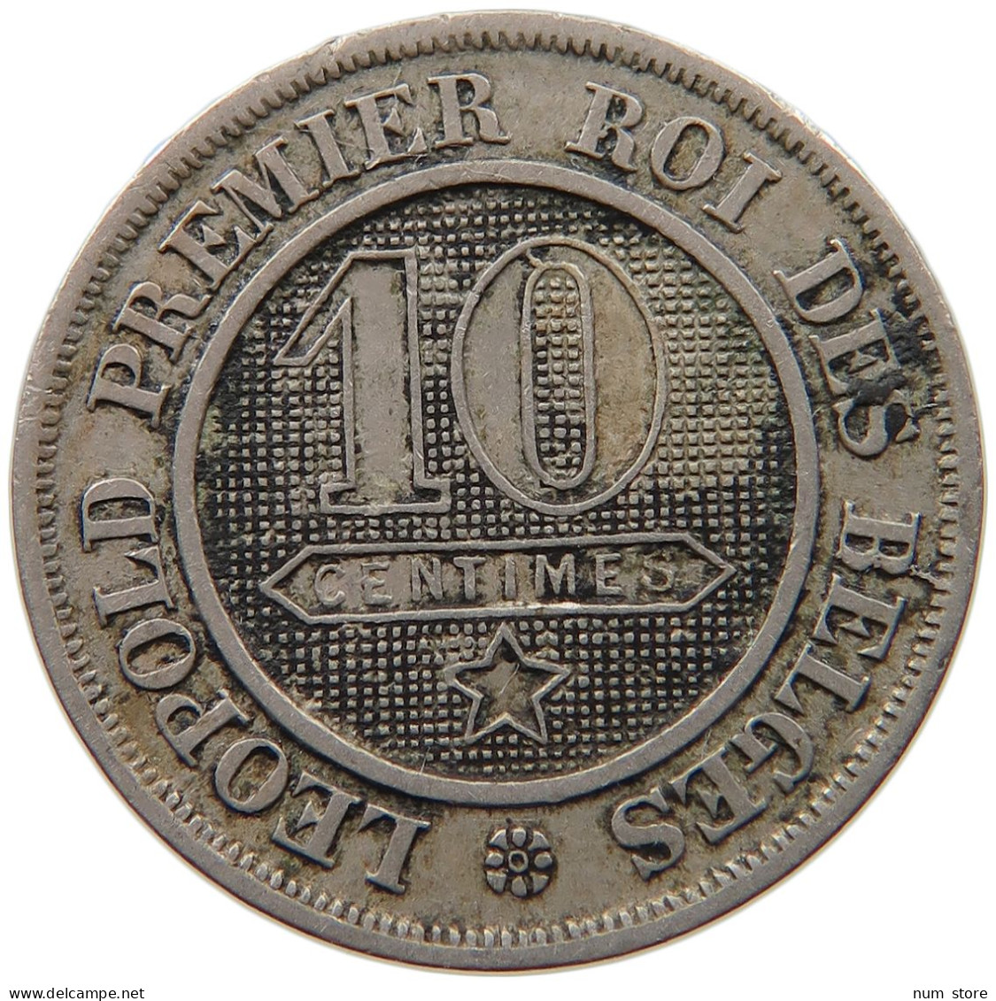 BELGIUM 10 CENTIMES 1862 LEOPOLD I. (1831-1865) #MA 099728 - 10 Cent