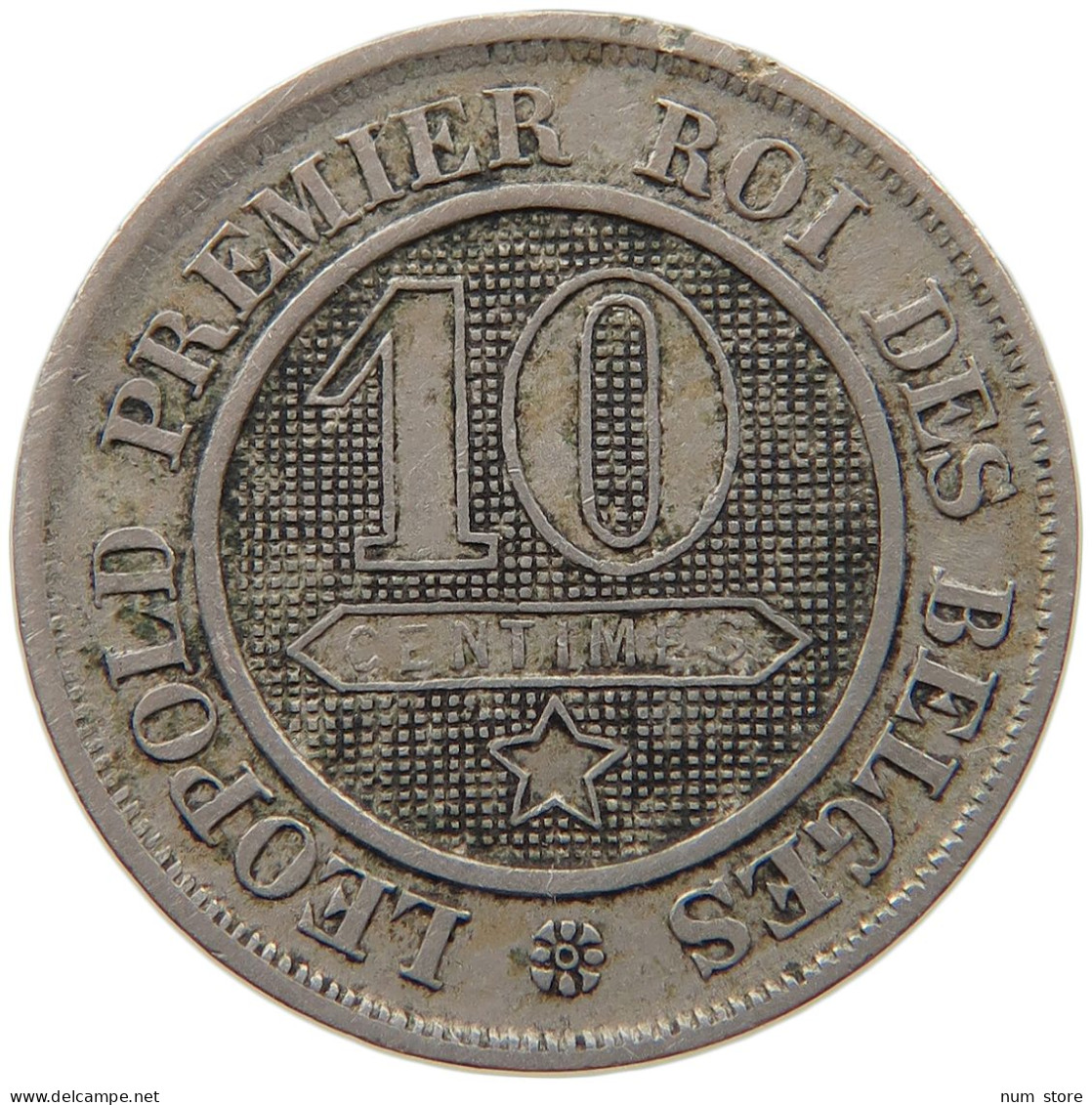 BELGIUM 10 CENTIMES 1861 LEOPOLD I. (1831-1865) #MA 067345 - 10 Cent