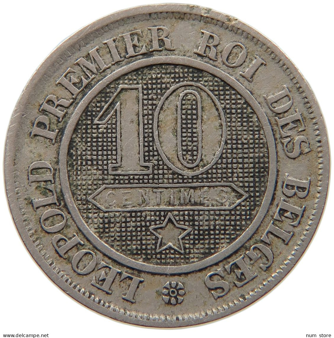 BELGIUM 10 CENTIMES 1861 LEOPOLD I. (1831-1865) #MA 067345 - 10 Centimes