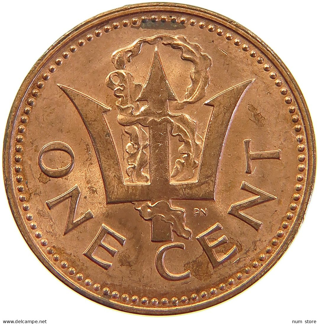 BARBADOS CENT 1973  #MA 063048 - Barbados (Barbuda)