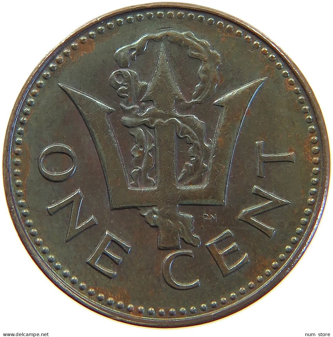 BARBADOS CENT 1976  #MA 063049 - Barbados (Barbuda)