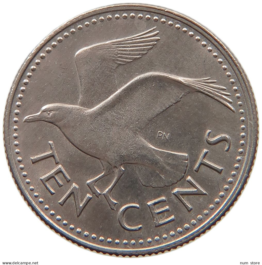 BARBADOS 10 CENTS 1973  #MA 063047 - Barbados