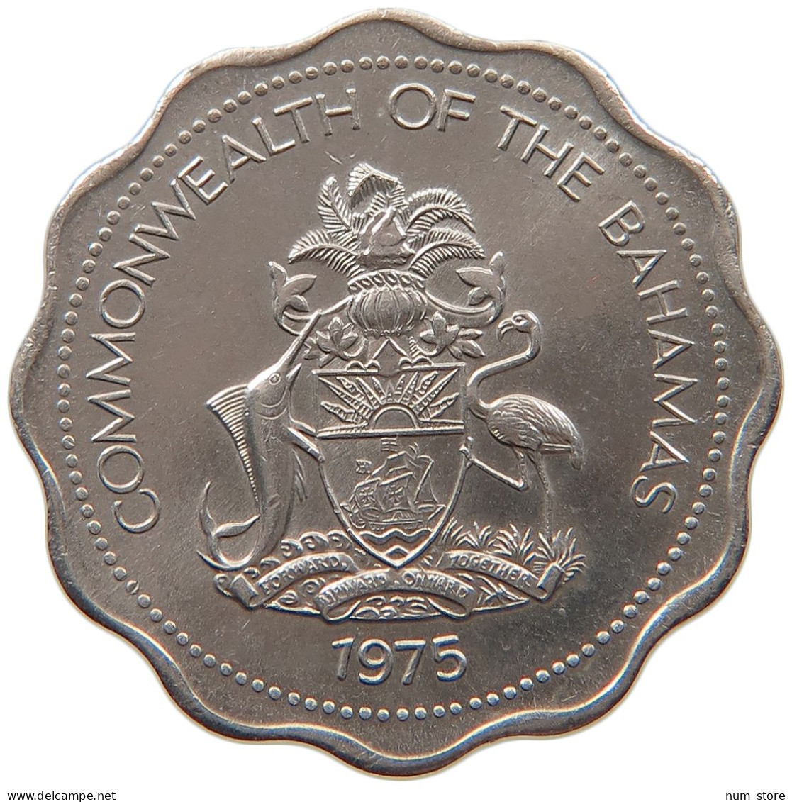 BAHAMAS 10 CENTS 1975  #MA 063053 - Bahama's