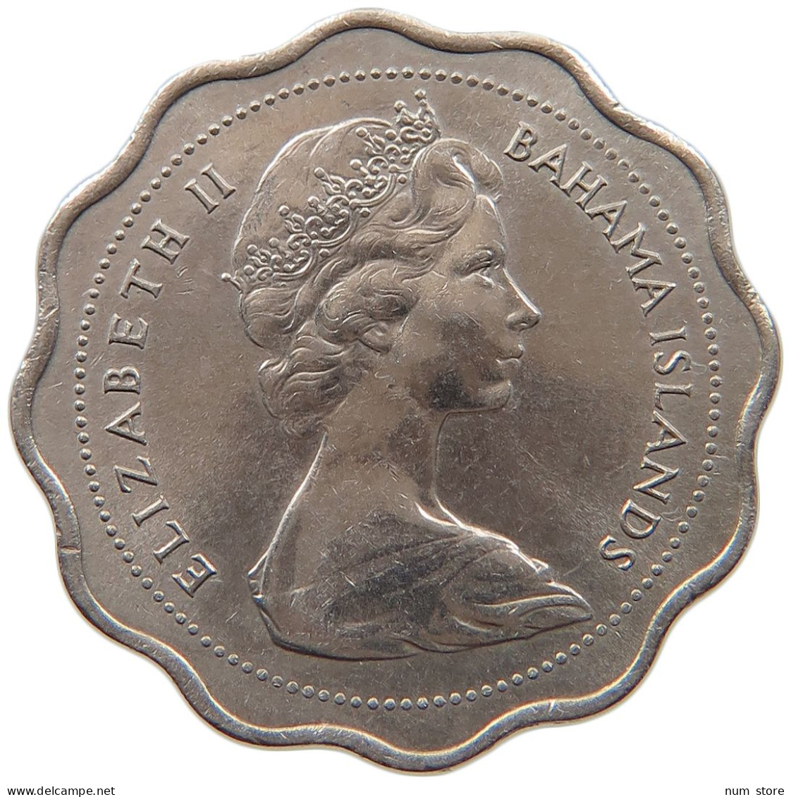 BAHAMAS 10 CENTS 1969 ELIZABETH II. (1952-2022) #MA 099687 - Bahamas