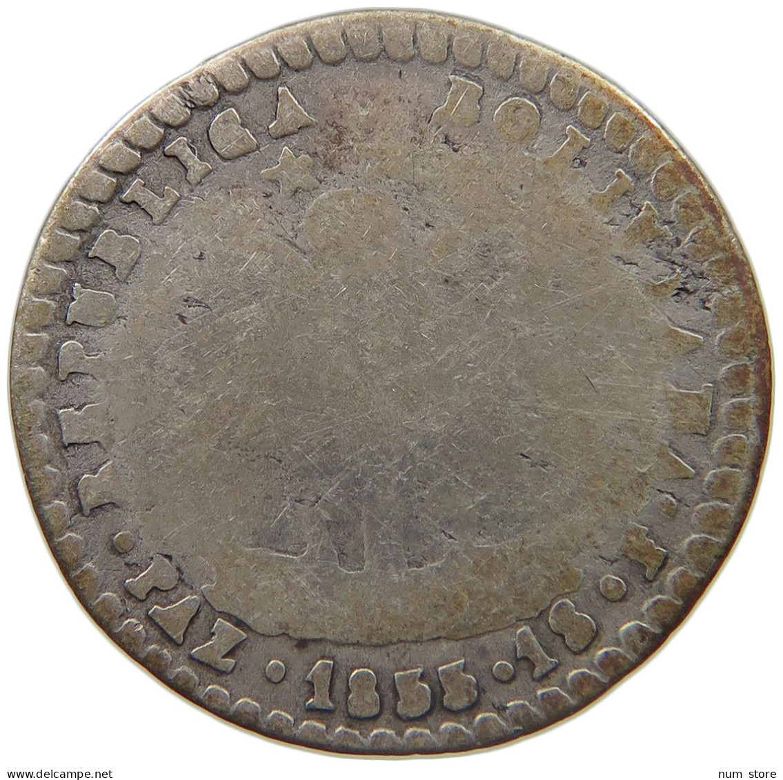 BOLIVIA SOL 1855  #MA 024540 - Bolivië