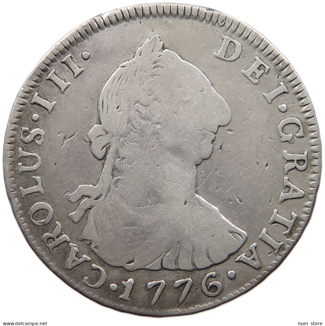 BOLIVIA 4 REALES 1776 CARLOS III. 1759-1788. #MA 025470 - Bolivie