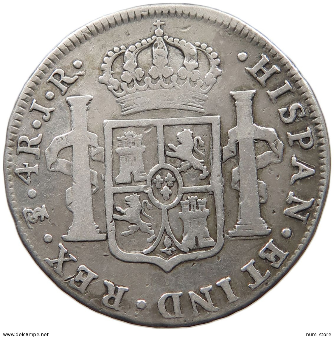 BOLIVIA 4 REALES 1776 CARLOS III. 1759-1788. #MA 025470 - Bolivië