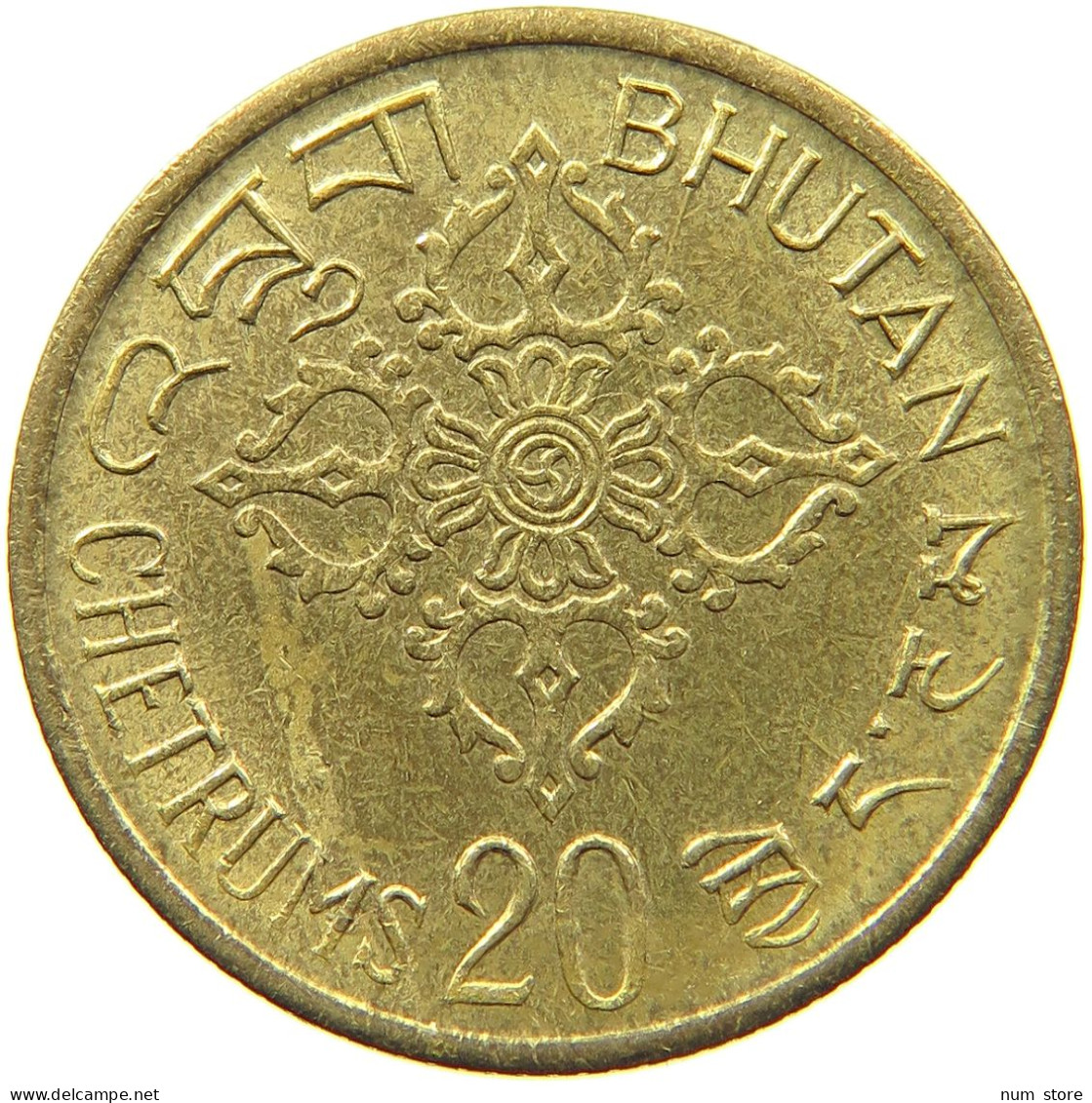 BHUTAN 20 CHETRUMS 1974  #MA 099231 - Butan