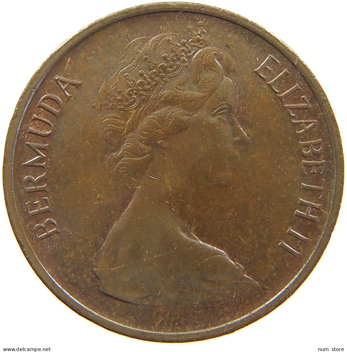 BERMUDA CENT 1973 ELIZABETH II. (1952-) #MA 063137 - Bermuda