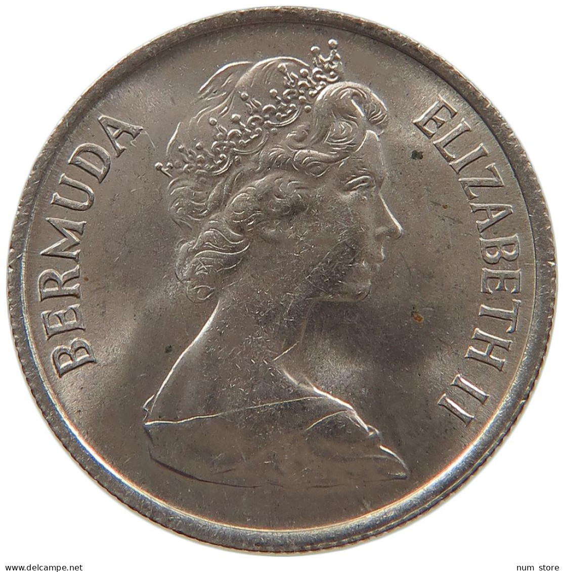 BERMUDA 10 CENTS 1970 ELIZABETH II. (1952-) #MA 063135 - Bermudas