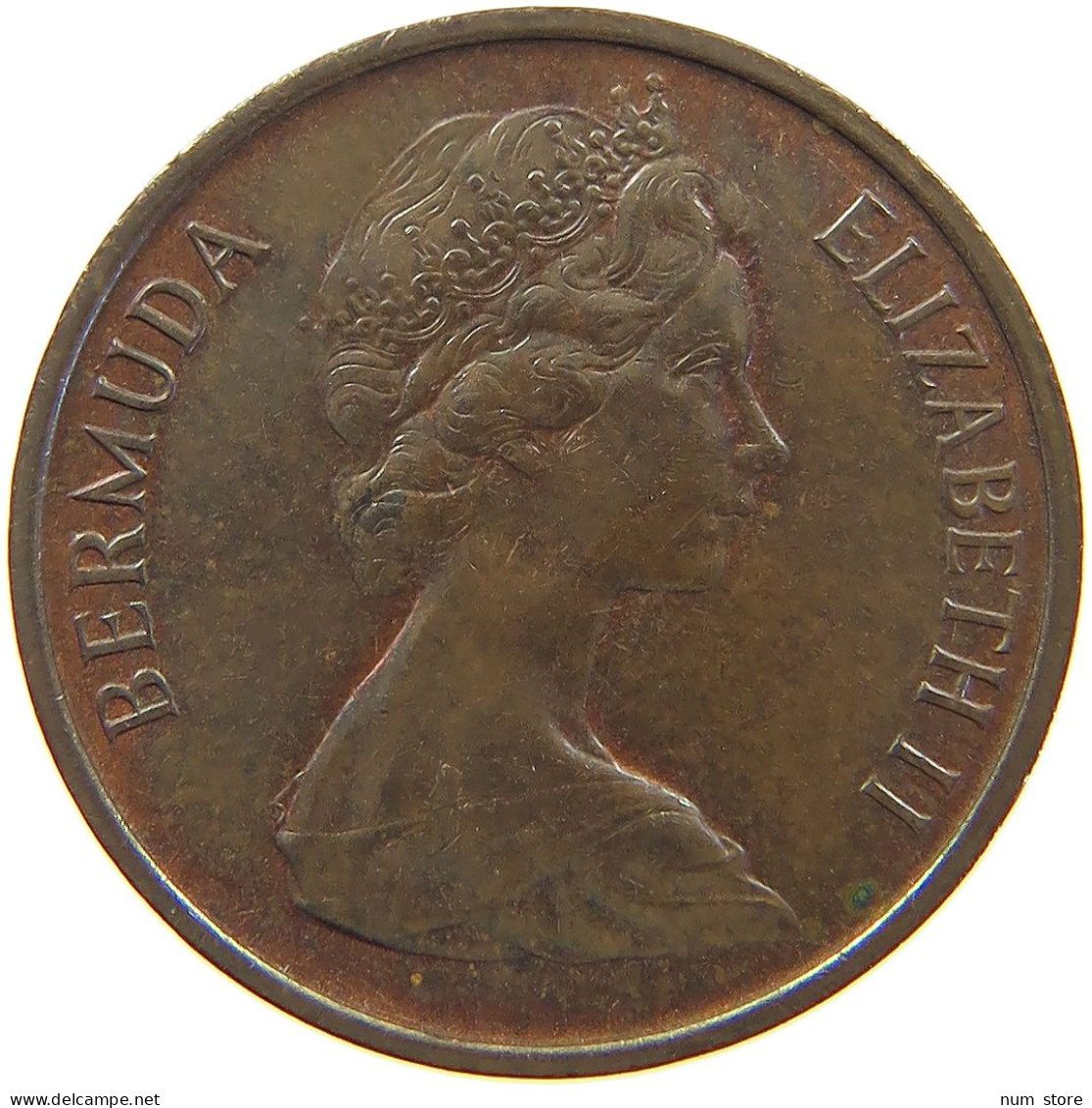 BERMUDA CENT 1971 ELIZABETH II. (1952-) #MA 063139 - Bermudes