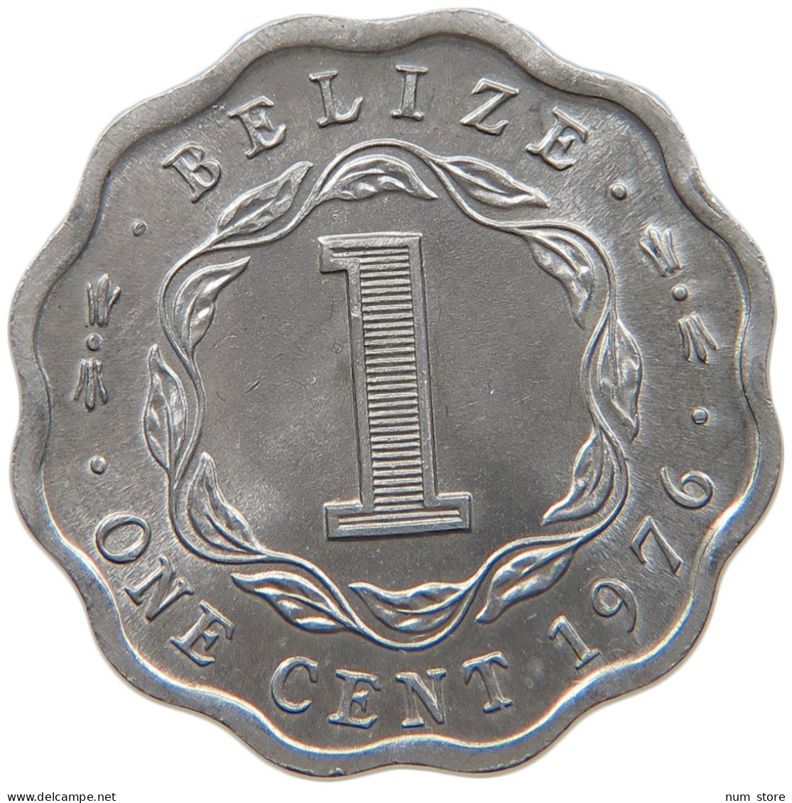 BELIZE CENT 1976 ELIZABETH II. (1952-) #MA 063182 - Belize