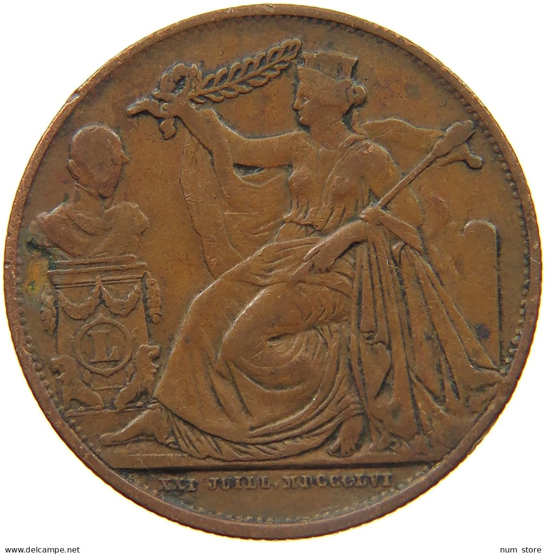 BELGIUM MEDAILLE 1856  #MA 023864 - Autres & Non Classés