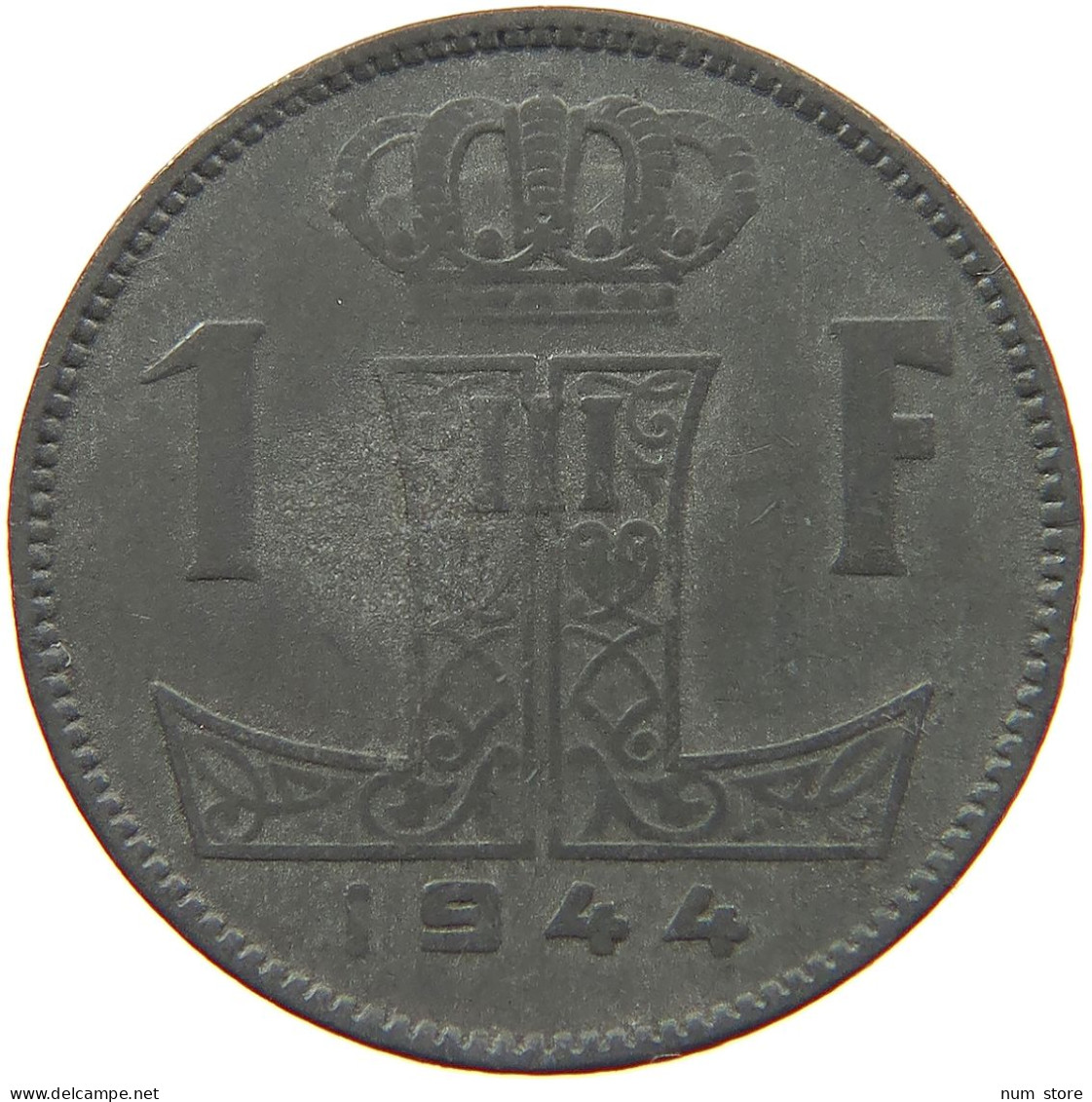 BELGIUM FRANC 1944 LEOPOLD III. (1934-1951) #MA 067974 - 1 Franc