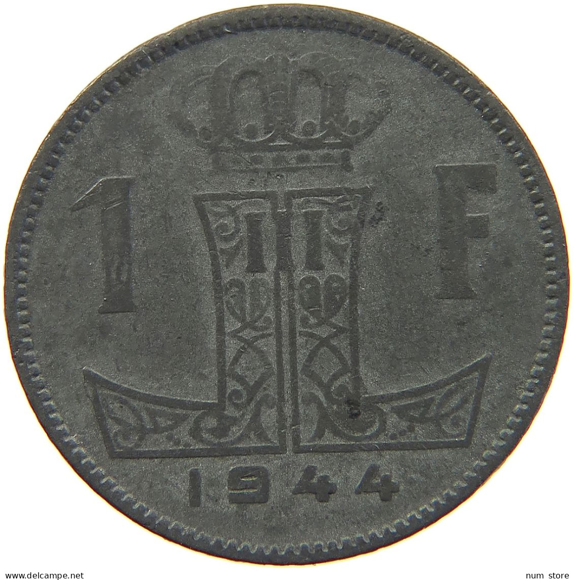 BELGIUM FRANC 1944 LEOPOLD III. (1934-1951) #MA 067311 - 1 Franc