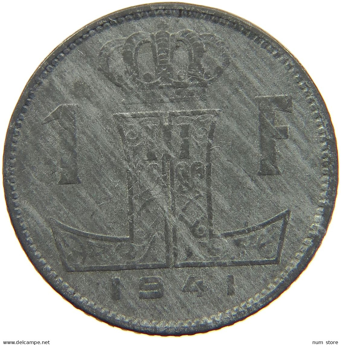 BELGIUM FRANC 1941 LEOPOLD III. (1934-1951) #MA 067309 - 1 Franc