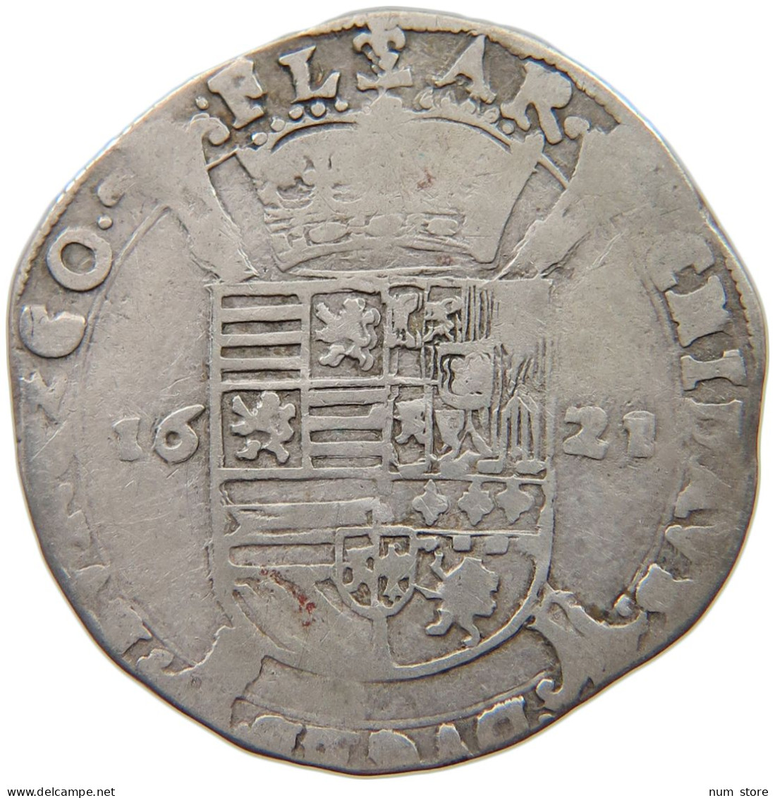 BELGIUM FLANDREN ESCALIN 1621 ALBERT UND ISABELLA, 1598-1621, #MA 003562 - 1556-1713 Paesi Bassi Spagnoli