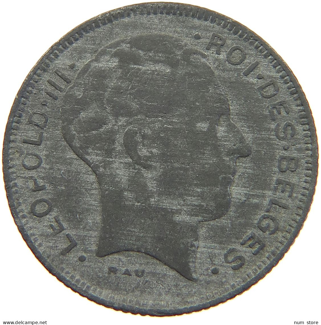 BELGIUM 5 FRANCS 1943 LEOPOLD III. (1934-1951) #MA 067959 - 5 Francs