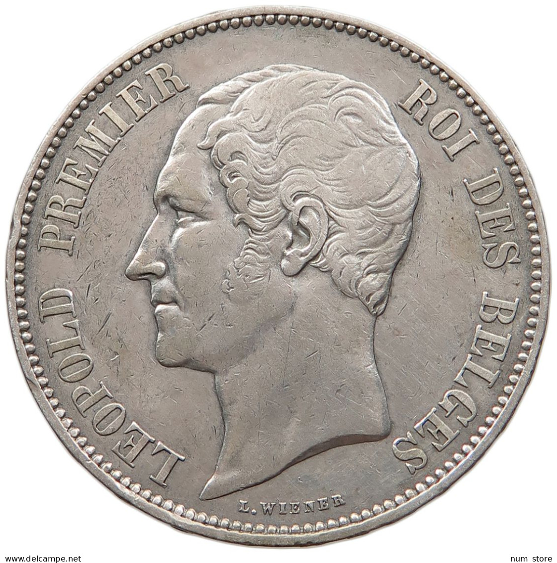 BELGIUM 5 FRANCS 1849 LEOPOLD I. (1831-1865) #MA 062143 - 5 Frank