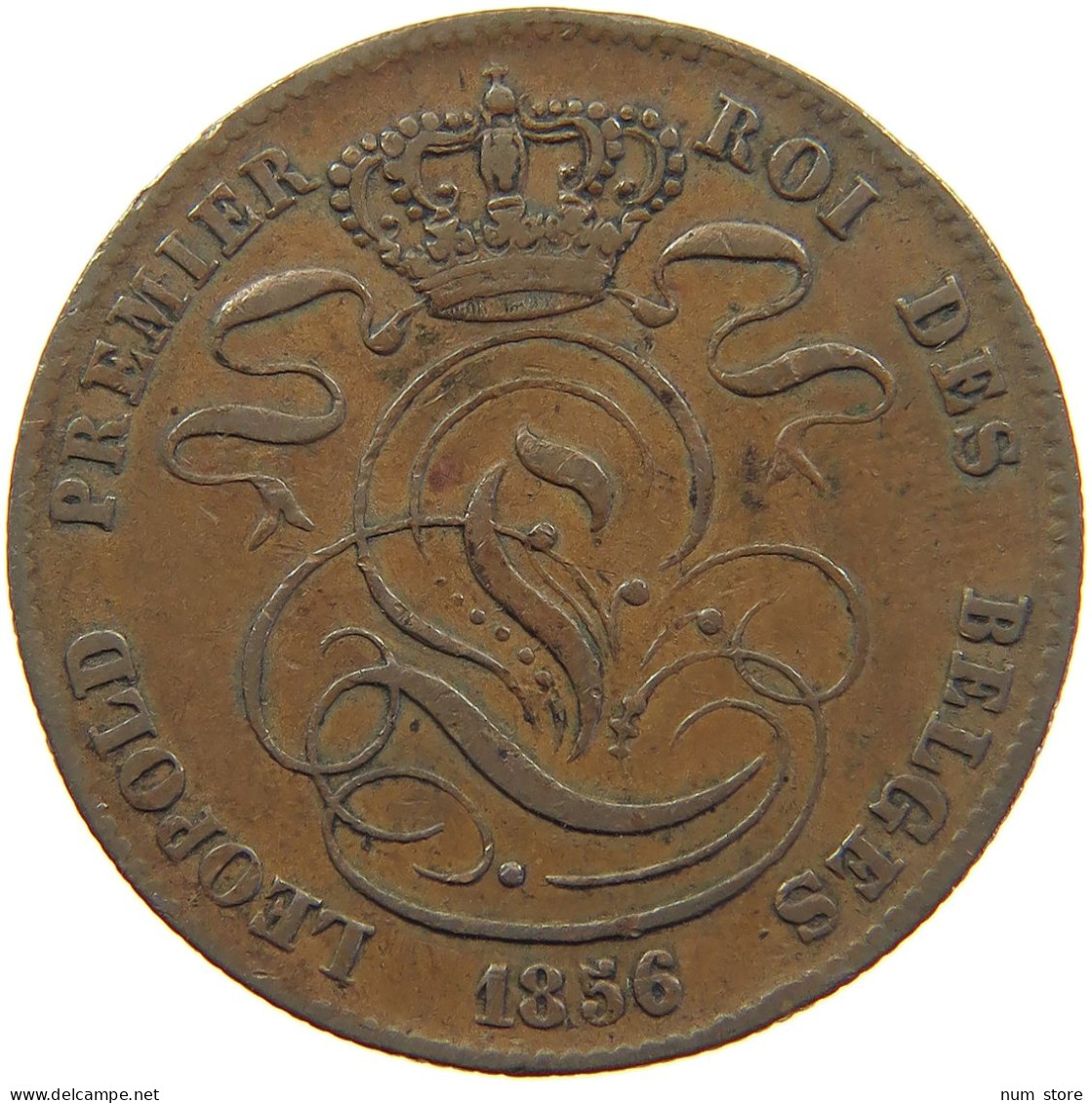 BELGIUM 5 CENTIMES 1856 LEOPOLD I. (1831-1865) #MA 067320 - 5 Cent