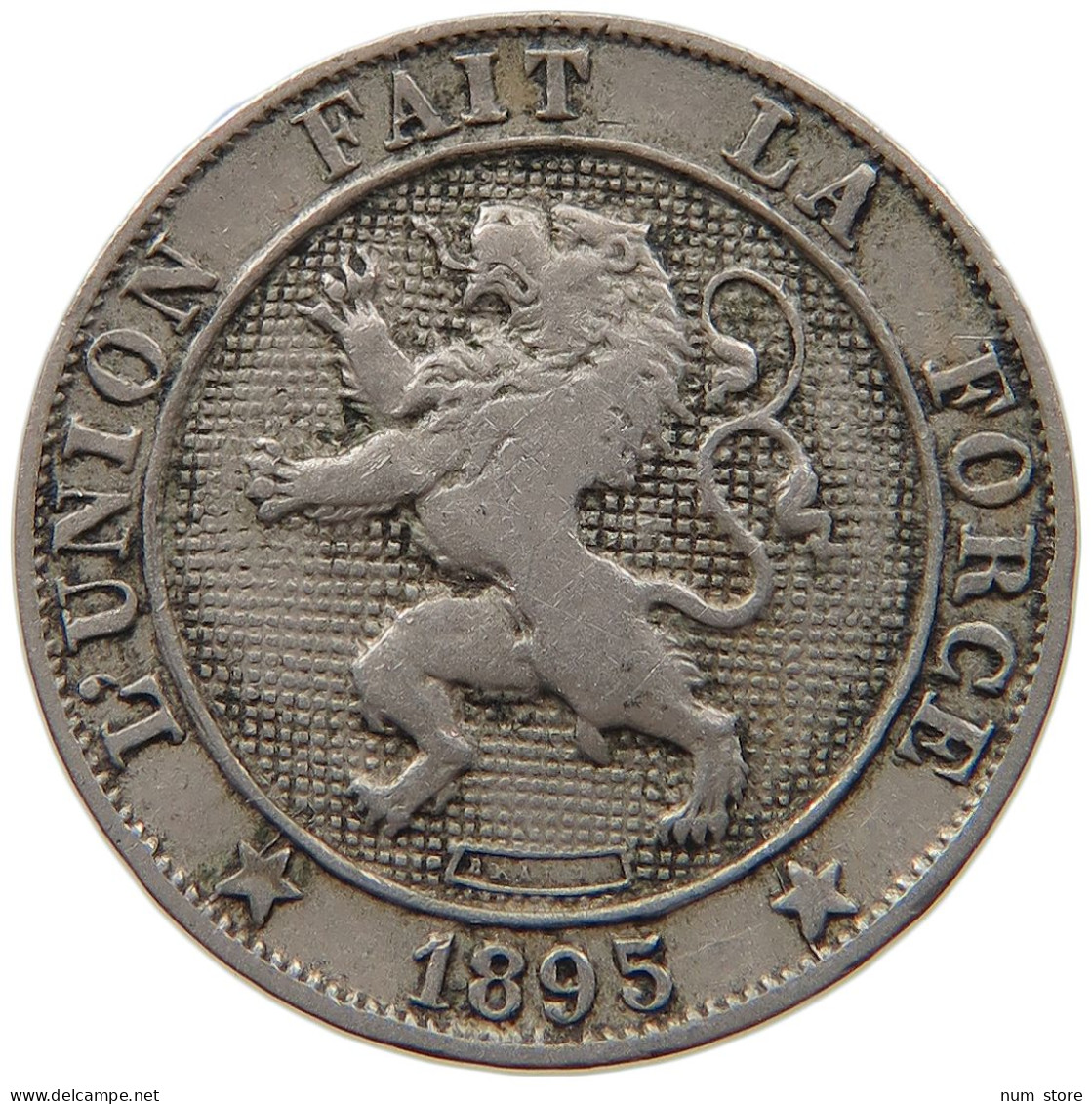 BELGIUM 5 CENTIMES 1895 LEOPOLD II. 1865-1909 #MA 067350 - 5 Centimes