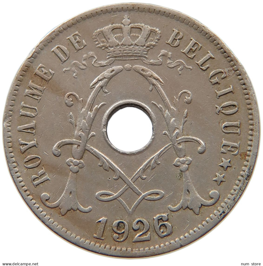 BELGIUM 25 CENTIMES 1926/3 ALBERT I. 1909-1934 #MA 067339 - 25 Centimes