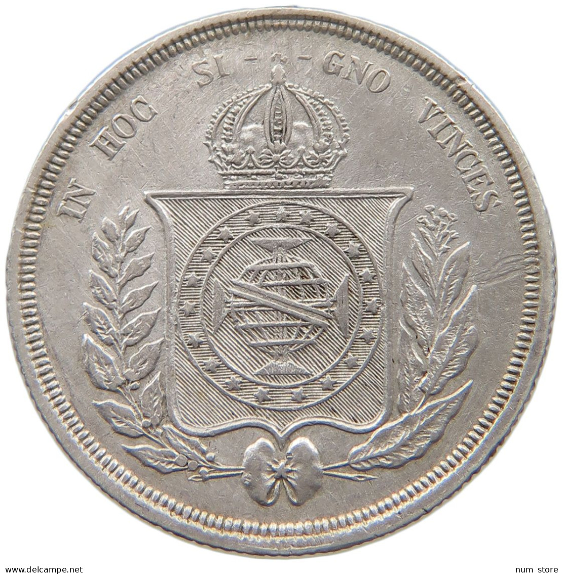 BRAZIL 500 REIS 1867 PEDRO II. #MA 025256 - Brésil