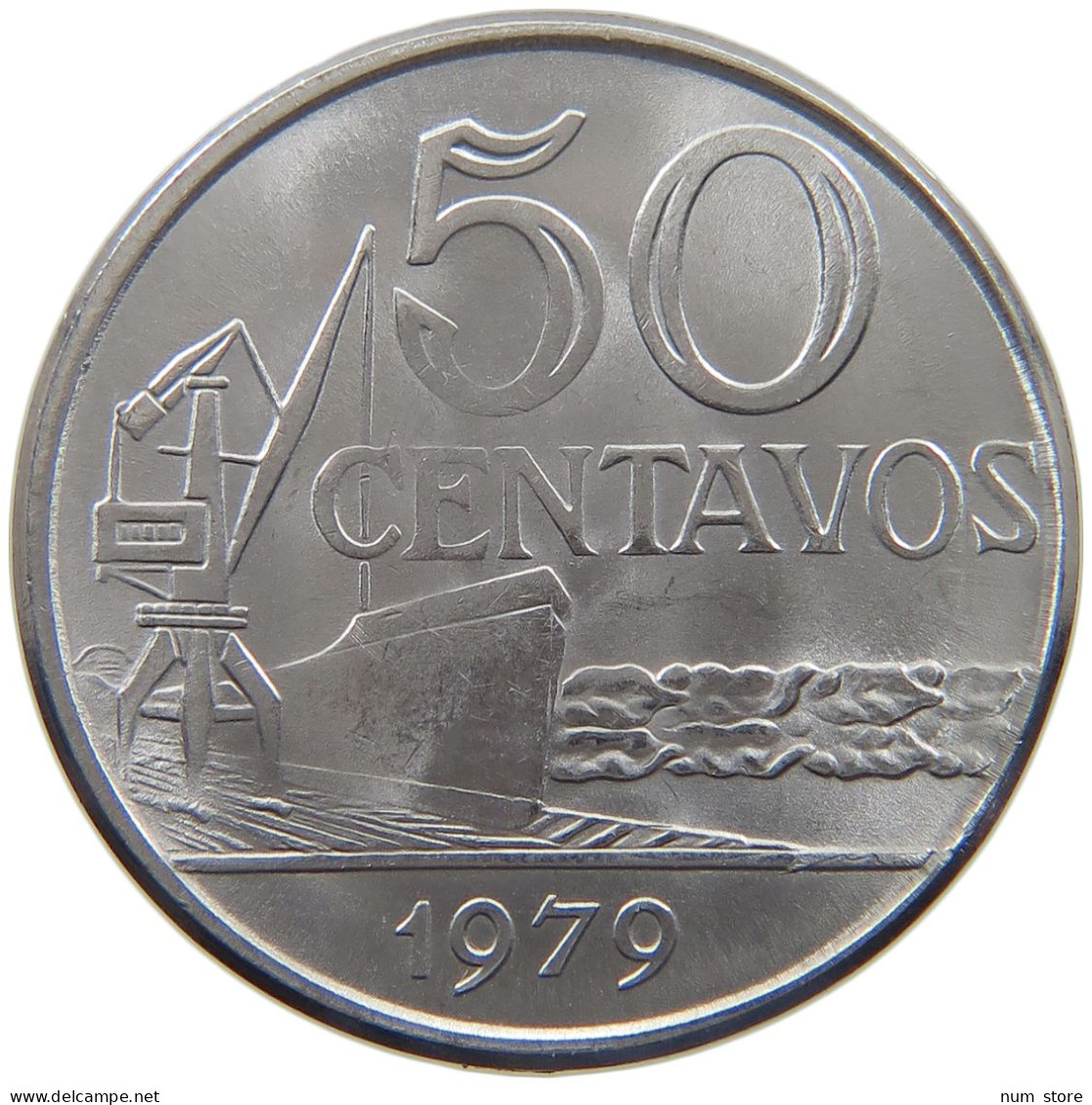 BRAZIL 50 CENTAVOS 1979  #MA 025285 - Brésil