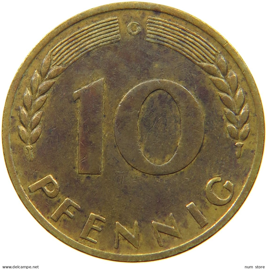 BRD 10 PFENNIG 1967 G J.383. #MA 001483 - 10 Pfennig