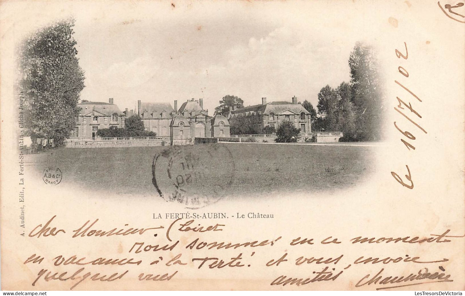 FRANCE - La Ferté-Saint-Aubin - Le Château - Carte Postale Ancienne - La Ferte Saint Aubin