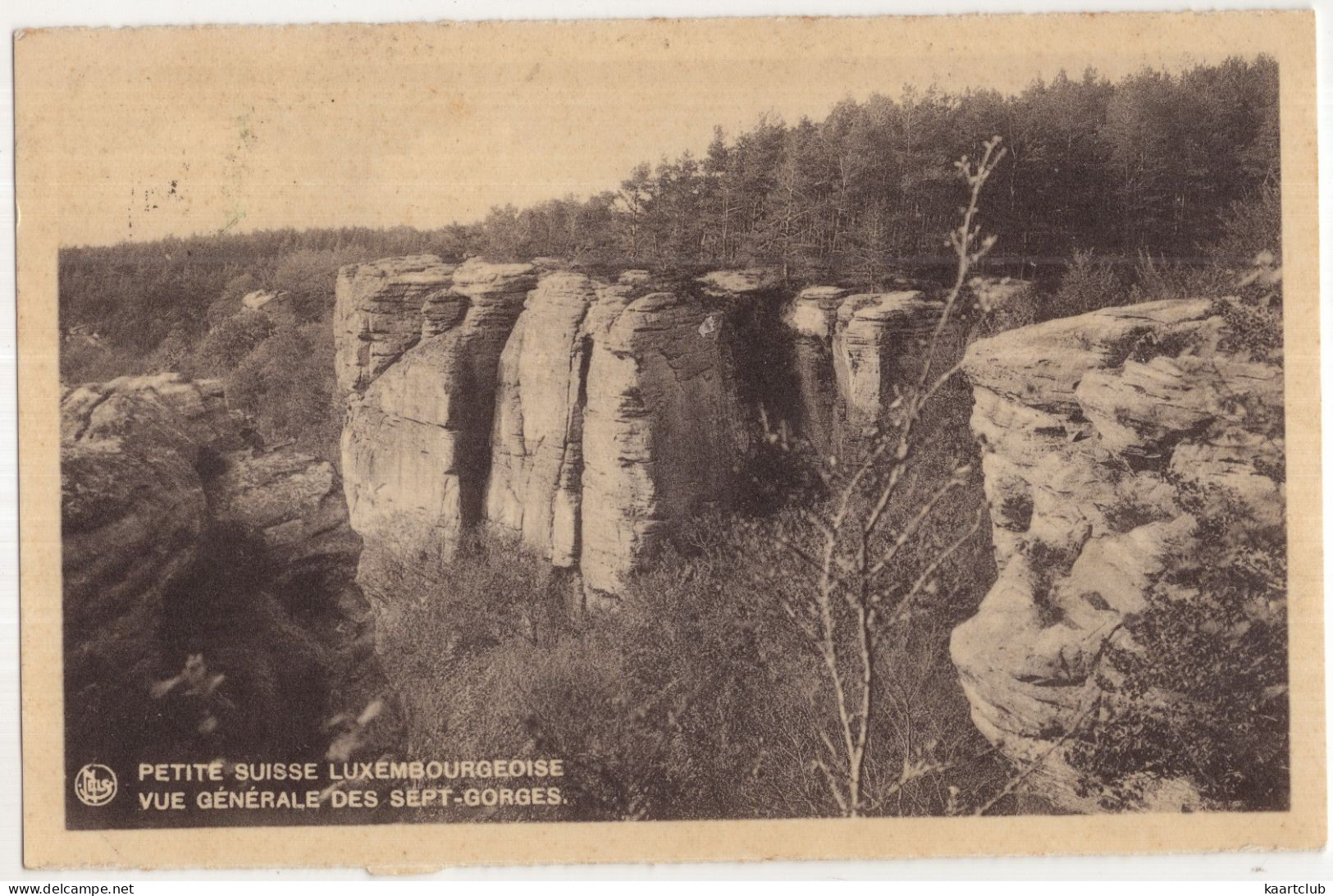 Petite Suisse Luxembourgeoise. Vue Générale Des Set-Gorges.  - (Luxembourg) - 1936 - Berdorf