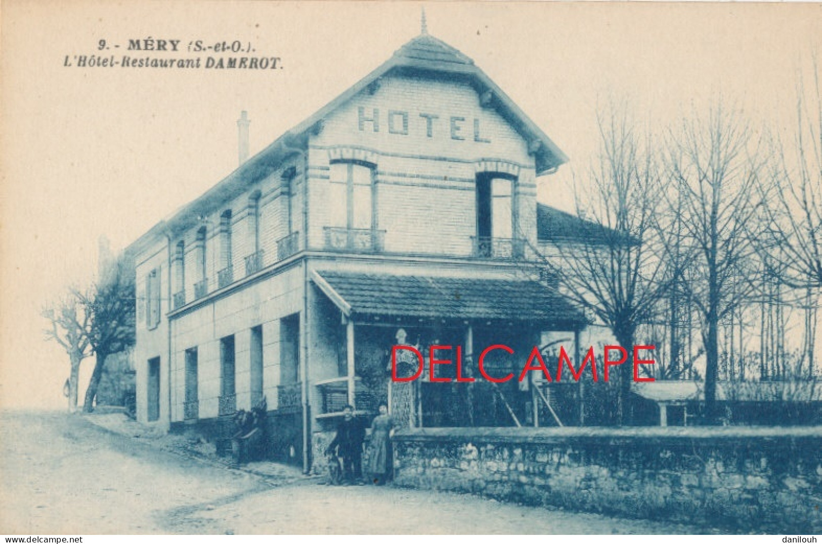 95 // MERY   L'hotel Restaurant DAMEROT  9 - Mery Sur Oise