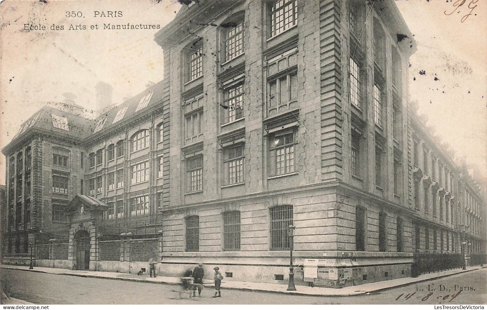 FRANCE - Paris - Vue Générale De L'école Des Arts Et Manufactures - Carte Postale Ancienne - Enseignement, Ecoles Et Universités