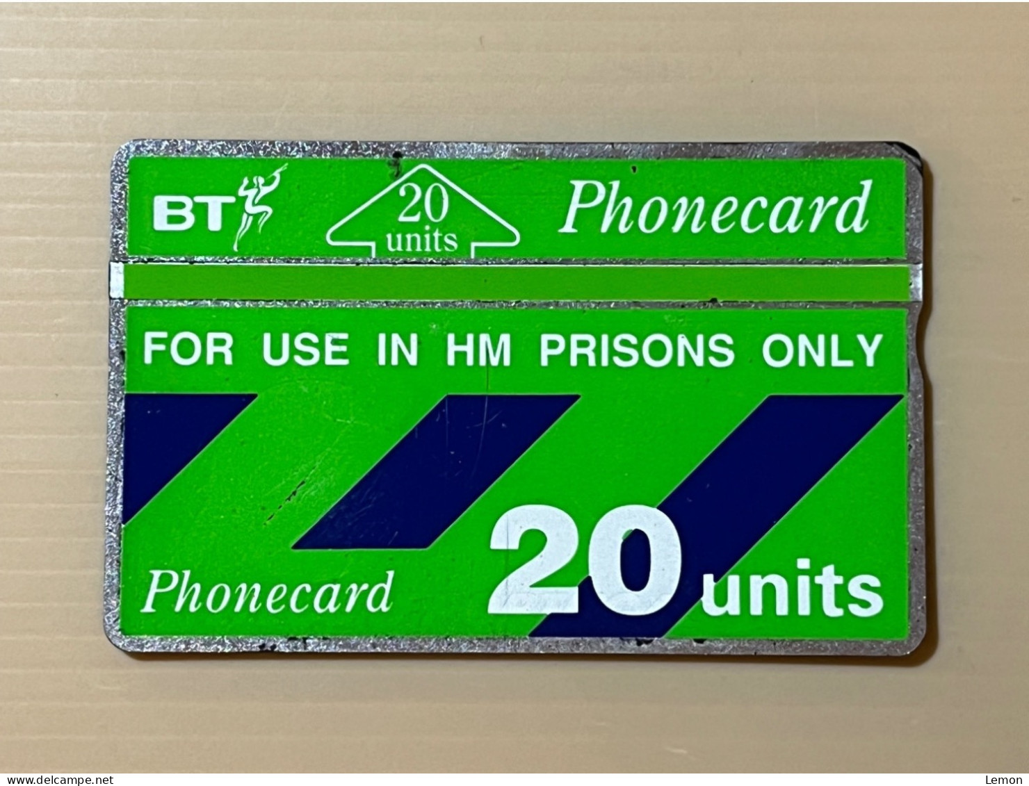 Mint UK United Kingdom - British Telecom Phonecard - BT 20 Units For Use In HM Prison Only - Set Of 1 Mint Card - Collections