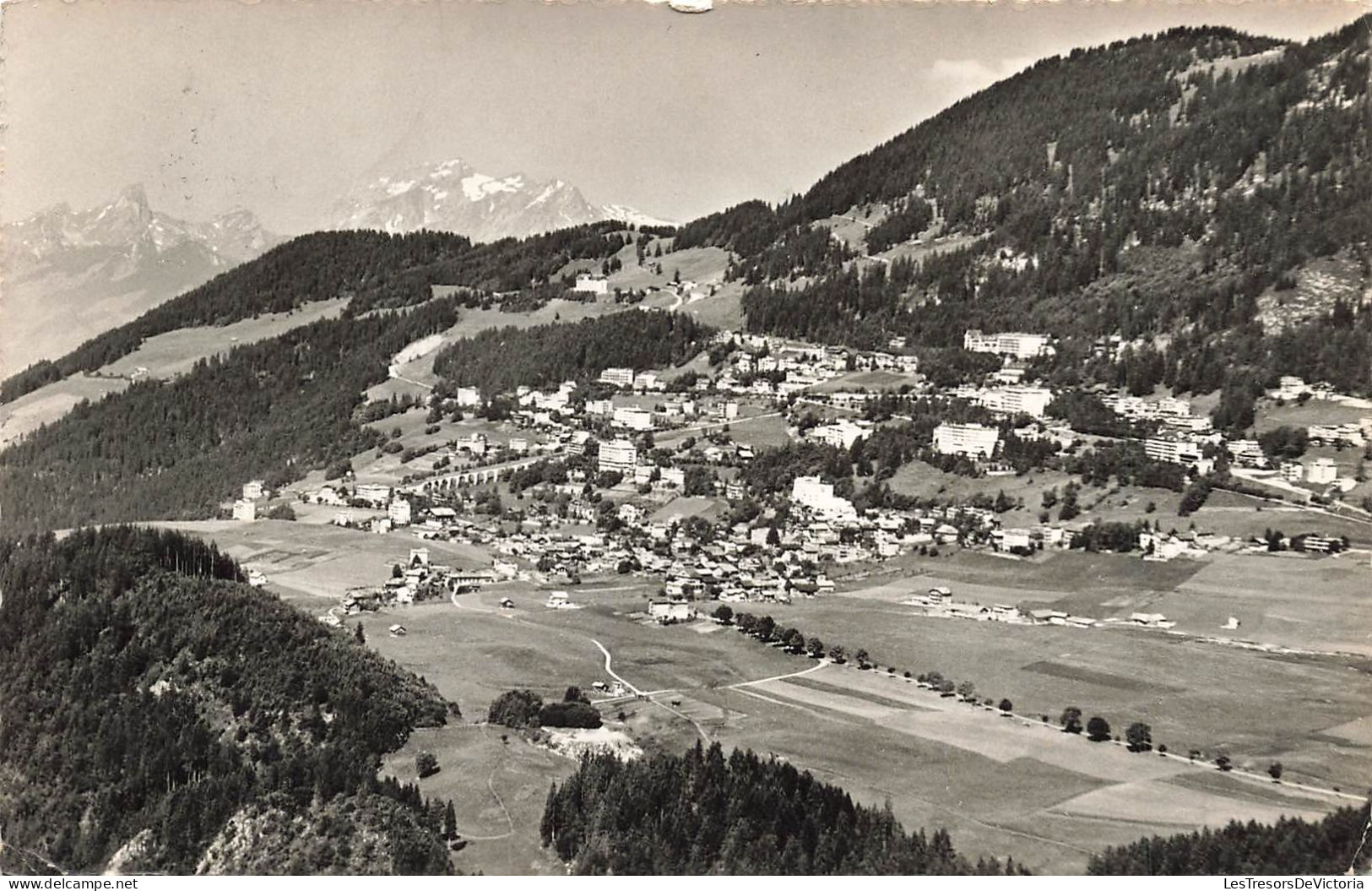 SUISSE - Leysin Et Les Alpes De Savoie - Village - Vue Générale - Carte Postale Ancienne - Leysin