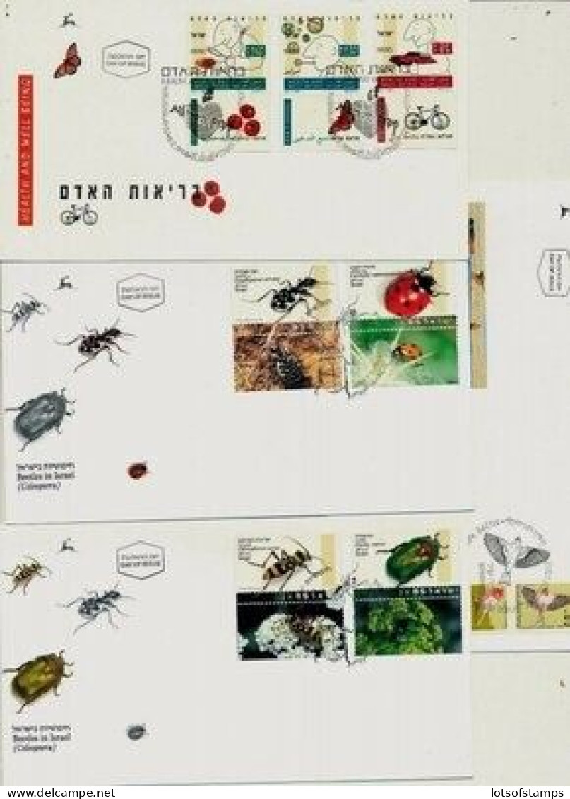 ISRAEL 1993 FDC COMPLETE YEAR SET WITH S/SHEETS - SEE 7 SCANS