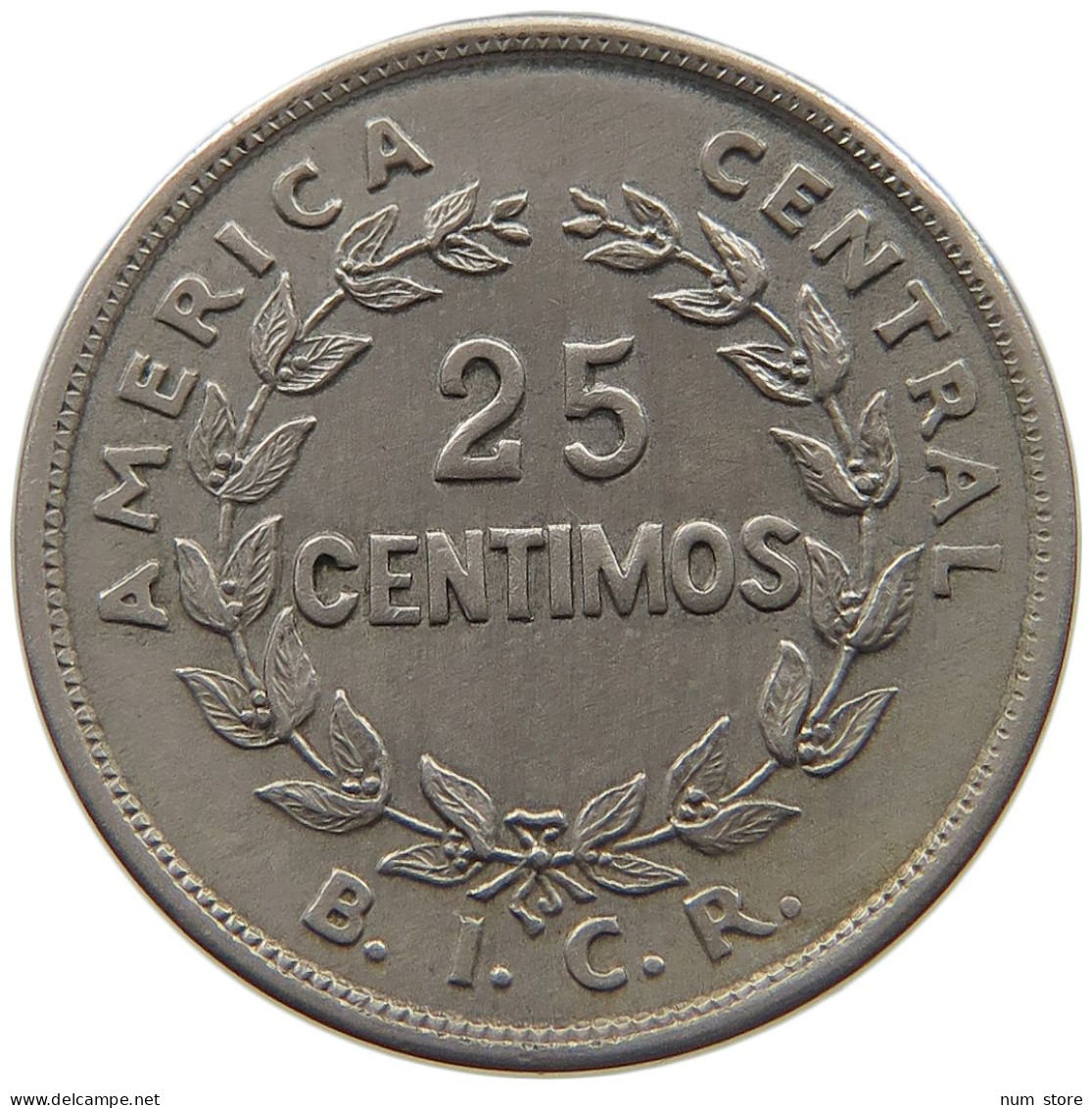 COSTA RICA 25 CENTIMOS 1935  #MA 025486 - Costa Rica